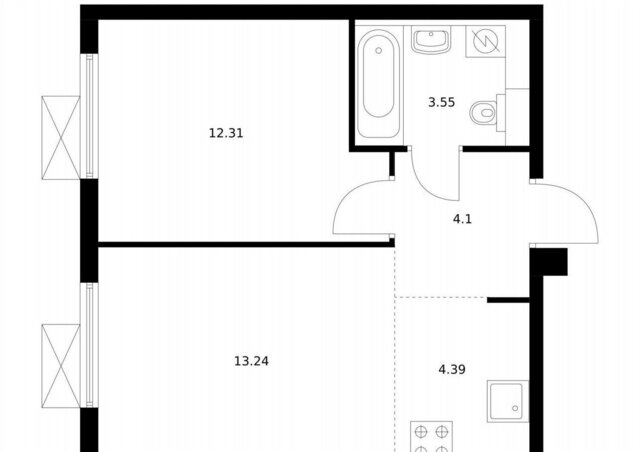 квартира д Новое Девяткино Девяткино, мкр. 1, кв-л 1. 3, стр. 7. 2 фото