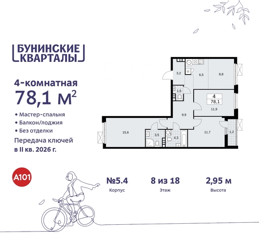 ЖК Бунинские Кварталы метро Улица Горчакова метро Коммунарка пр-кт Куприна 2 Сосенское, Ольховая, Бунинская аллея фото