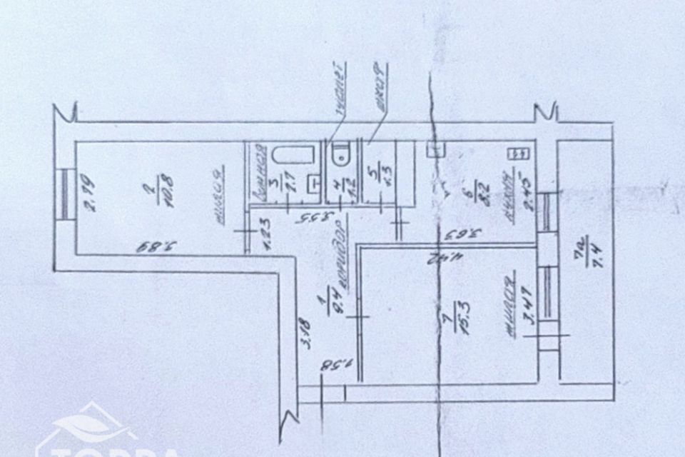 квартира р-н Сакский с Штормовое ул Ленина 5 фото 10