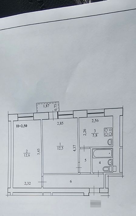 квартира г Волгоград р-н Краснооктябрьский ул Таращанцев 43 фото 2