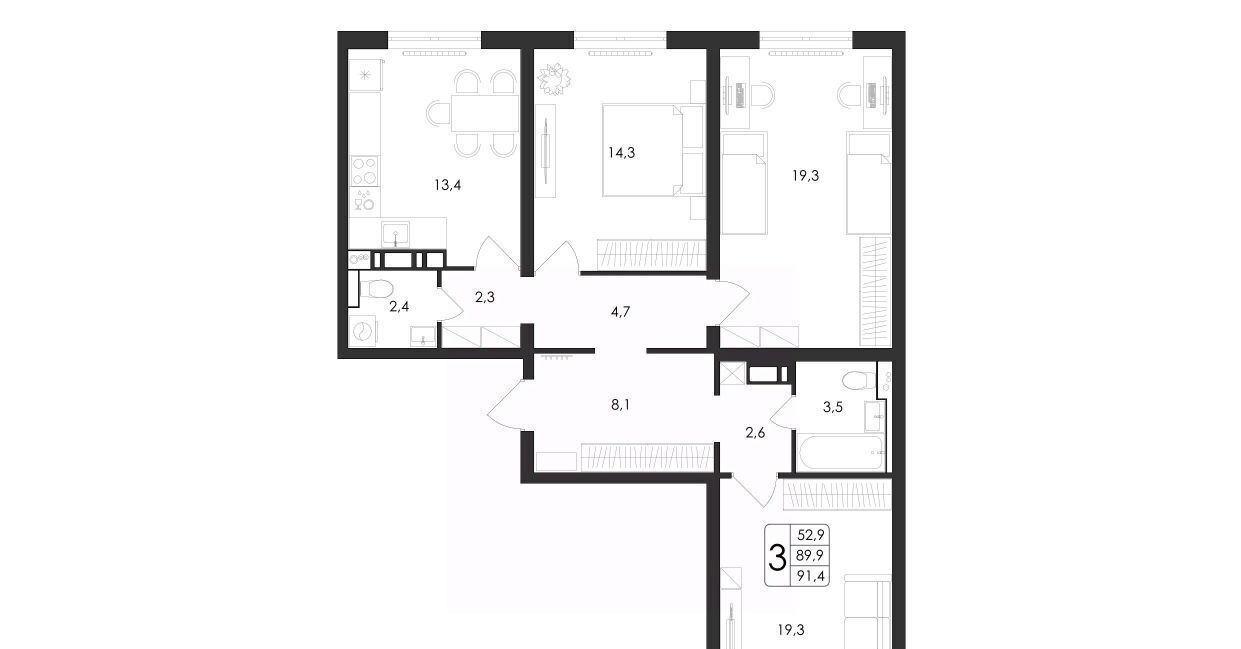 квартира г Воронеж р-н Центральный ул Загоровского 5/3 фото 1