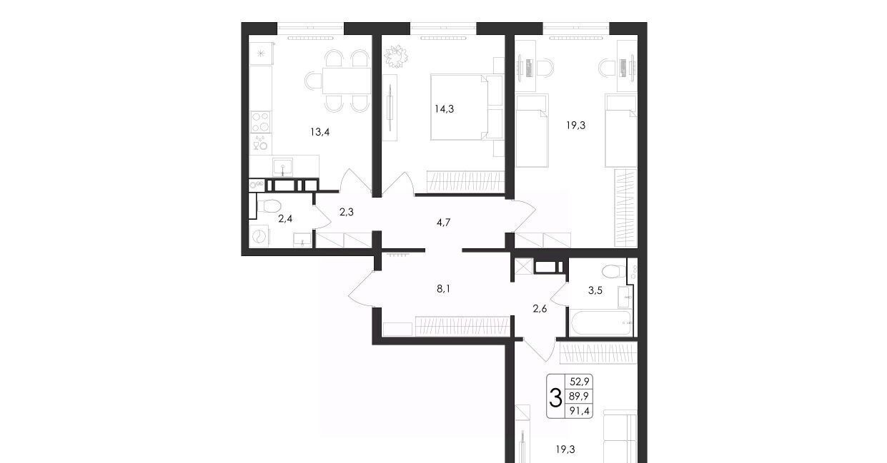 квартира г Воронеж р-н Центральный ул Загоровского 5/3 фото 1