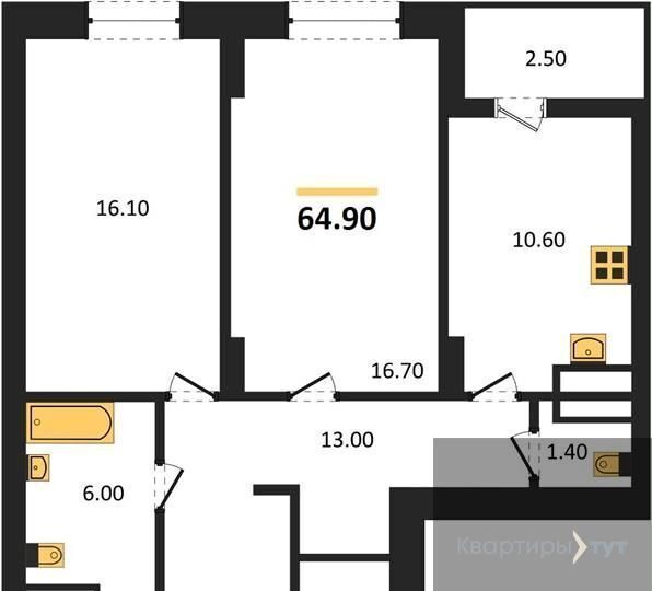 квартира г Воронеж р-н Коминтерновский ул Урицкого секц. 1 фото 1