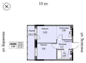 квартира г Ижевск р-н Ленинский ул 15-я 13 фото 1