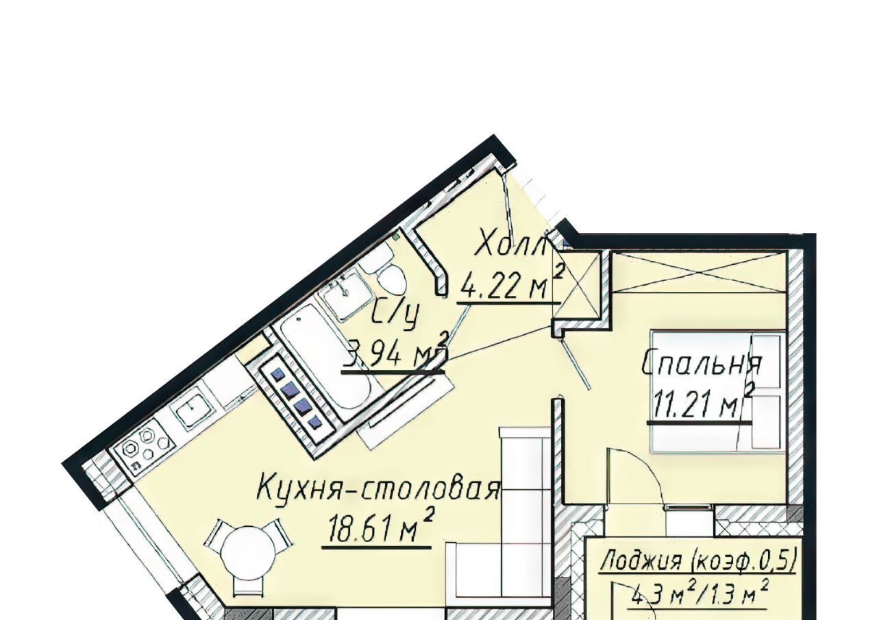 квартира г Казань Козья слобода ул Урицкого 1 фото 1