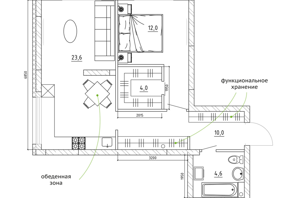 квартира г Кемерово р-н Рудничный ул Институтская 30/3 Кемеровская область — Кузбасс, Кемеровский городской округ фото 2