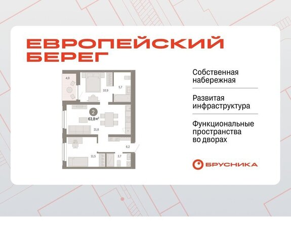 р-н Октябрьский Речной вокзал микрорайон Европейский Берег фото