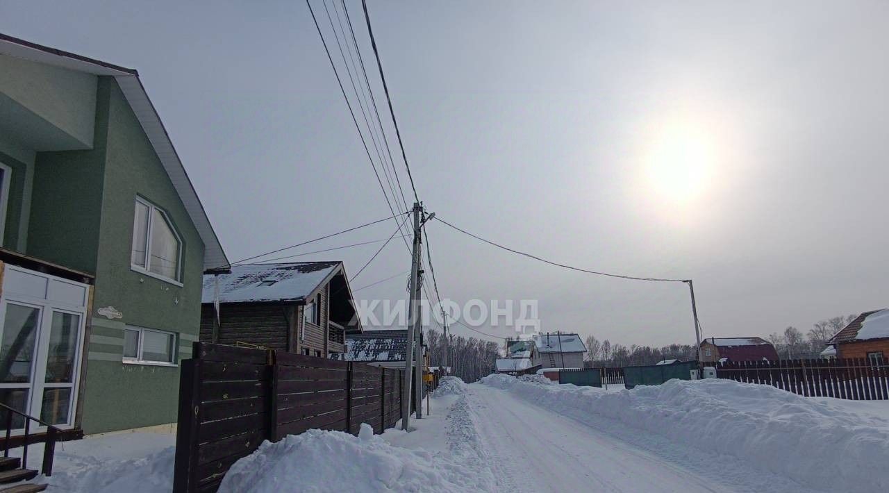 дом р-н Новосибирский с Новокаменка снт Удачный Станционный сельсовет, ДНТ, ул. Лазурная фото 3