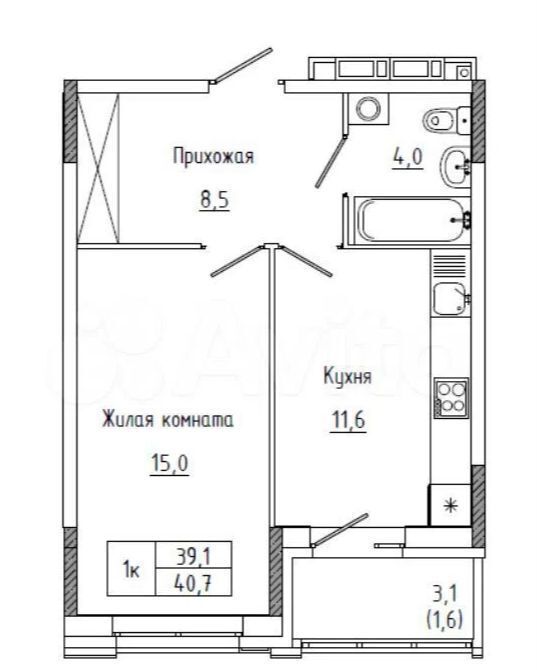 квартира г Пермь р-н Дзержинский ул Барамзиной 32 фото 11