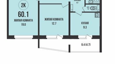 квартира г Новосибирск р-н Калининский Заельцовская жилой комплекс Династия, 904 фото 1