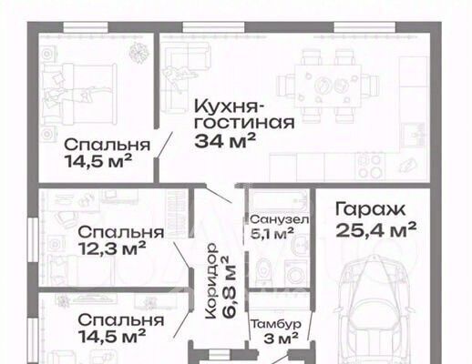 дом г Магнитогорск р-н Орджоникидзевский ул Звездная Звездный кп фото 12