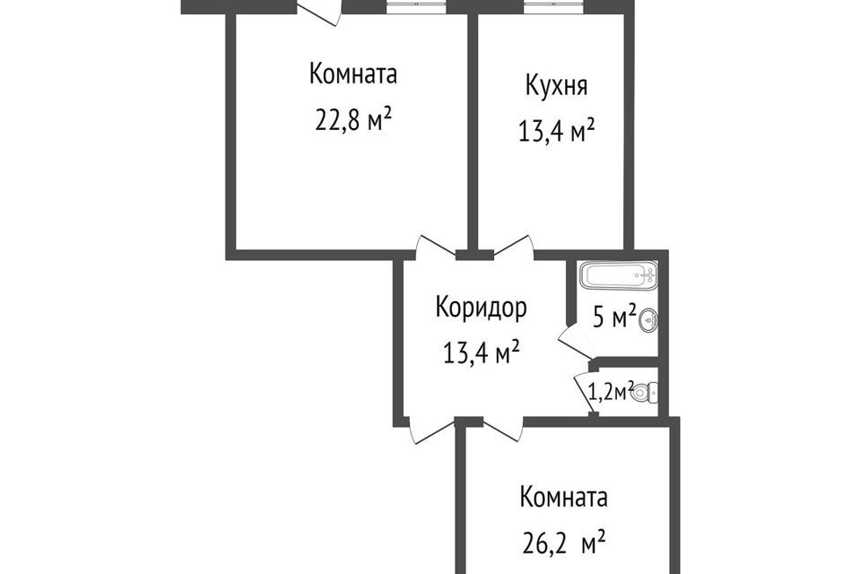 квартира г Тюмень ул Олимпийская 11 Тюмень городской округ фото 2