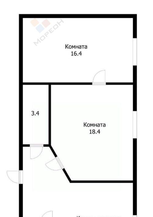 квартира г Краснодар р-н Прикубанский ул Ангарская 1/5 фото 13