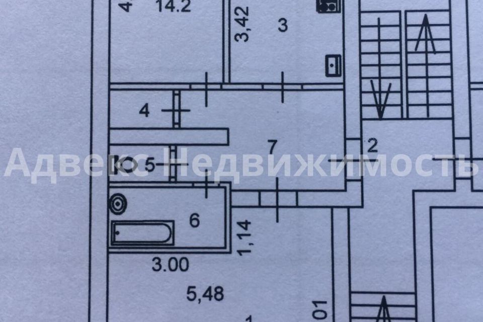 квартира г Тюмень ул Космонавтов 6/1 Тюмень городской округ фото 9