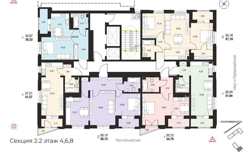 квартира г Иркутск р-н Свердловский ЖК «Автор» фото 6