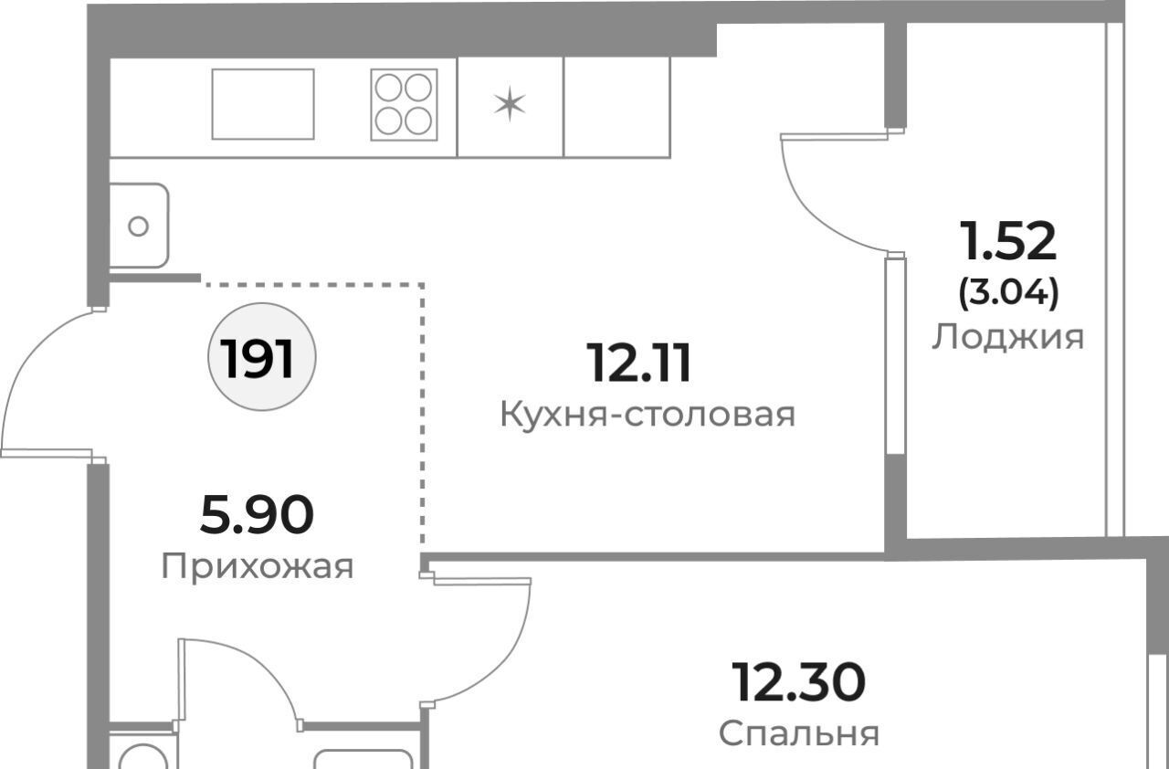 квартира г Калининград р-н Ленинградский ЖК «Легенды Девау» фото 1