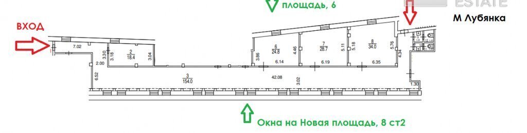 офис г Москва метро Лубянка пл Новая 8с/1 фото 7