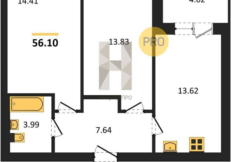 квартира г Калининград ул Сержанта Мишина 81к/3 фото 11