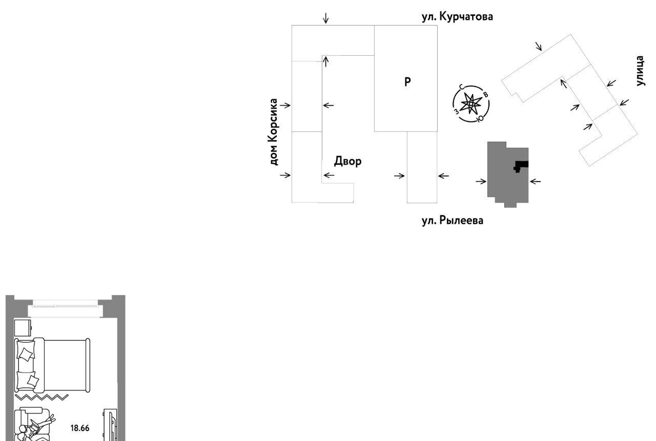 квартира г Тюмень р-н Калининский ул Краснооктябрьская 10к/2 фото 1