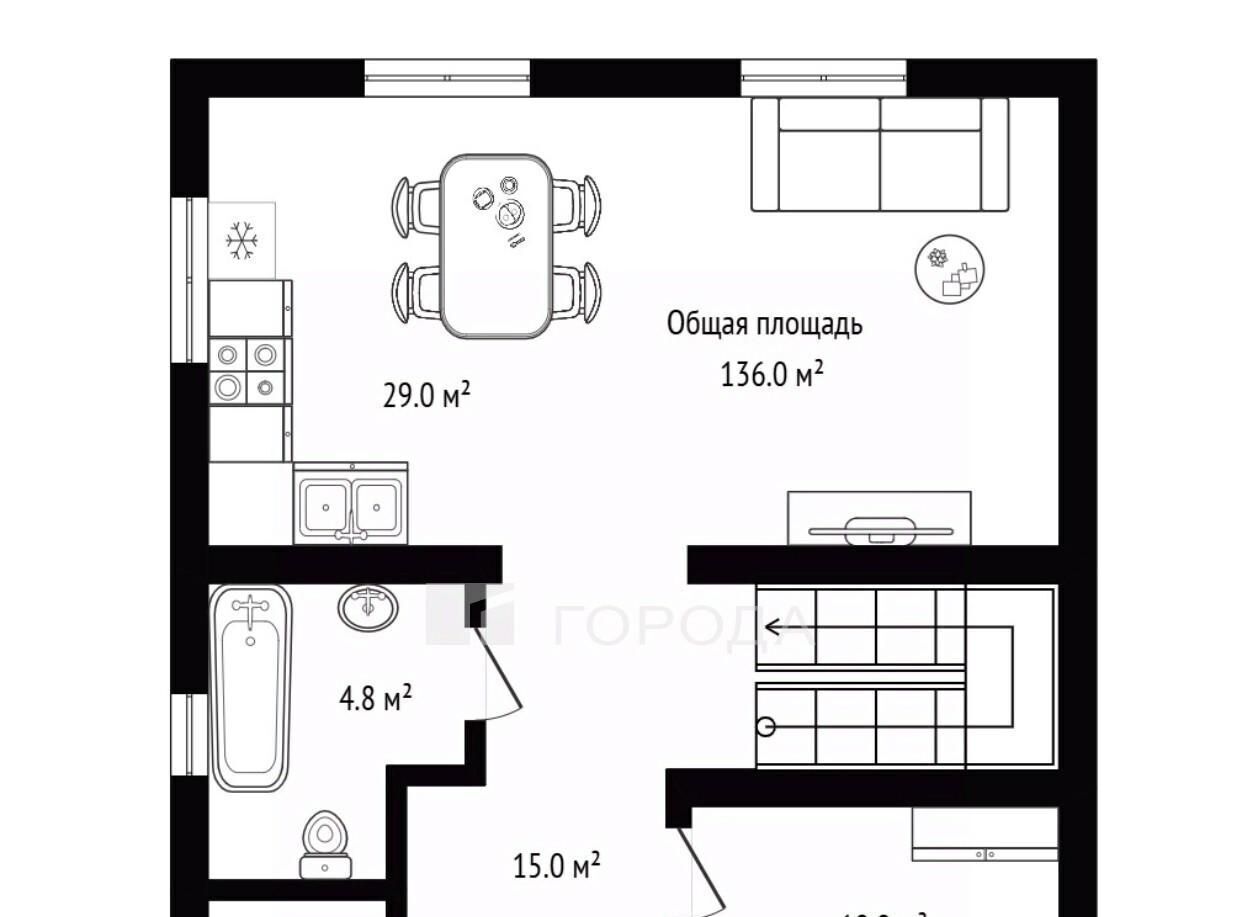 дом р-н Новосибирский Каменский сельсовет, Гармония мкр, ул. 23-я фото 17