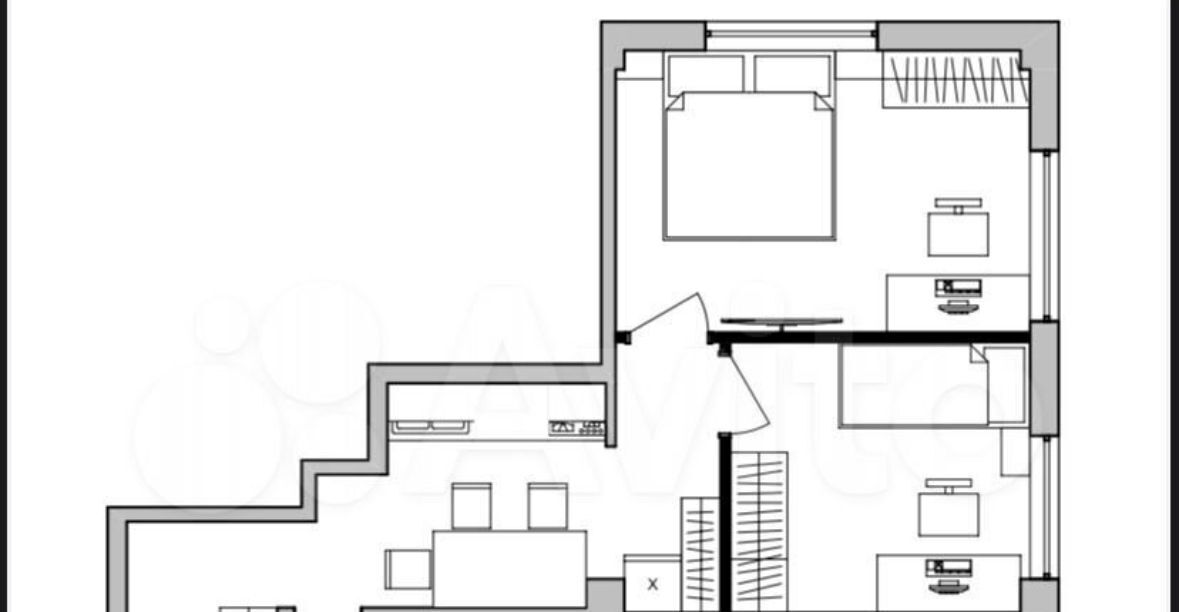 квартира г Томск р-н Советский Академгородок ул Вавилова 22 фото 5