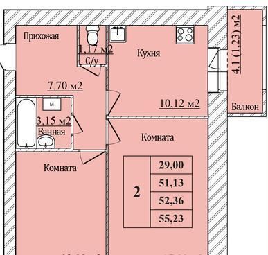 квартира г Ярославль р-н Фрунзенский пер Минина з/у 7 фото 6