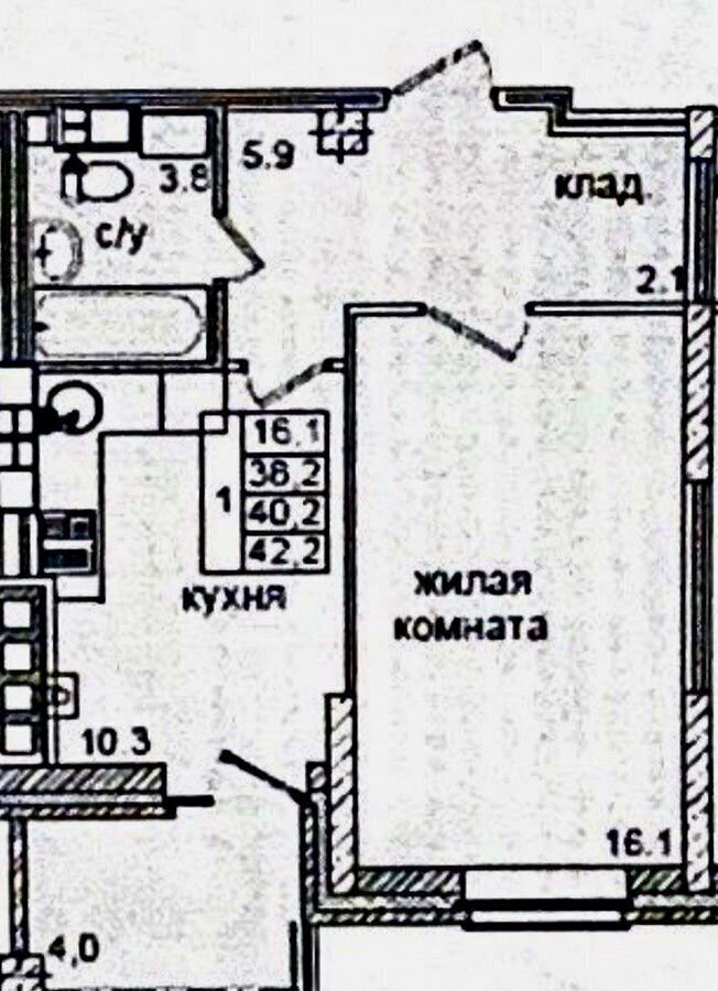 квартира г Волгоград р-н Дзержинский ул Шекснинская 66а фото 13