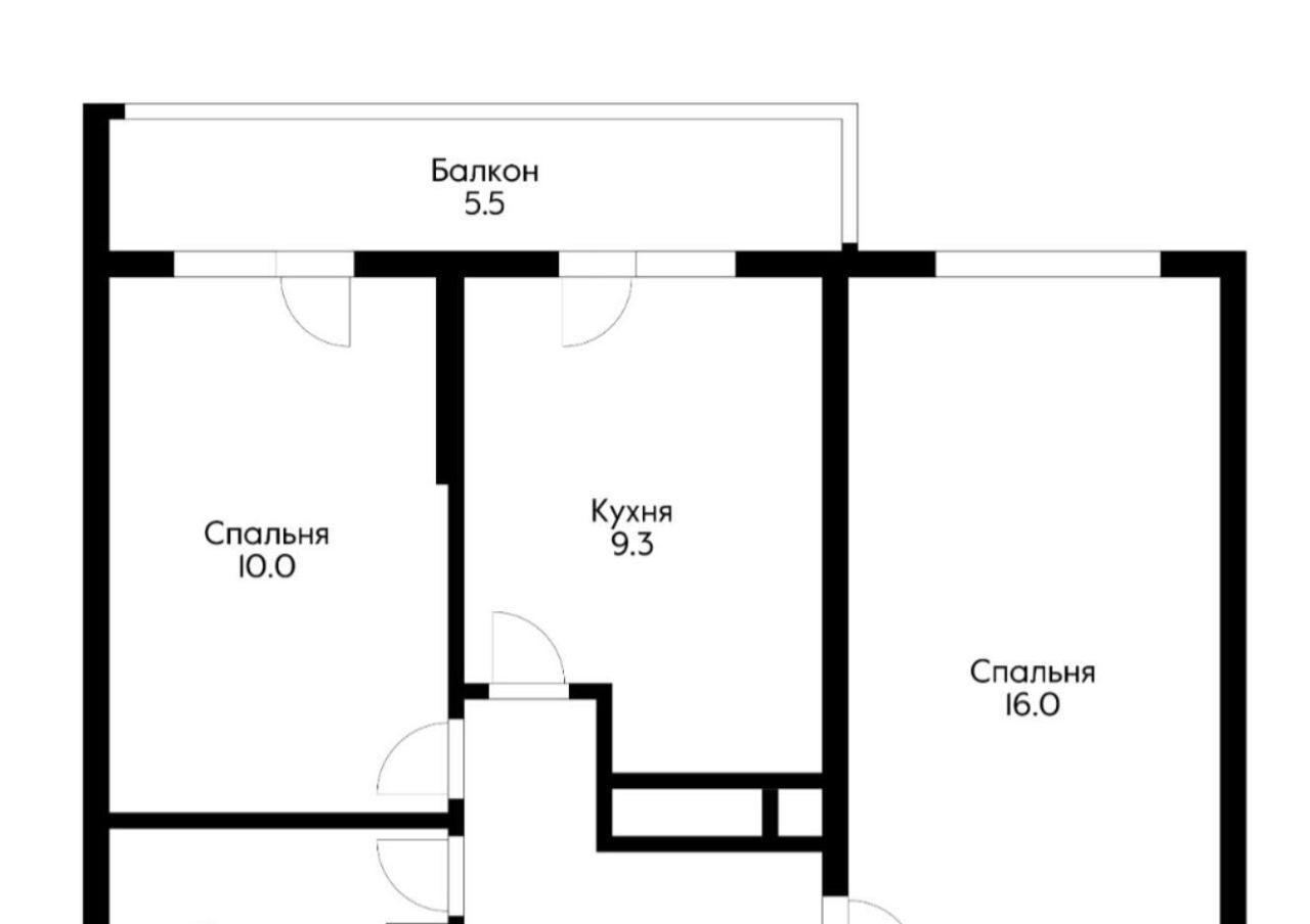 квартира г Краснодар р-н Прикубанский ул Домбайская 55к/6 фото 16