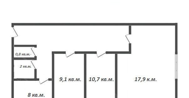 квартира р-н Всеволожский г Сертолово Озерки, ул. Молодцова, 13 фото 19