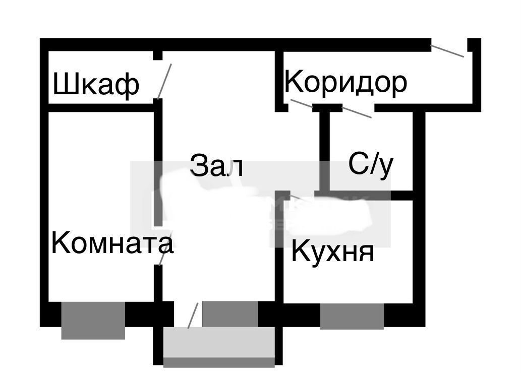 квартира г Красноярск р-н Железнодорожный ул Робеспьера 29 фото 1