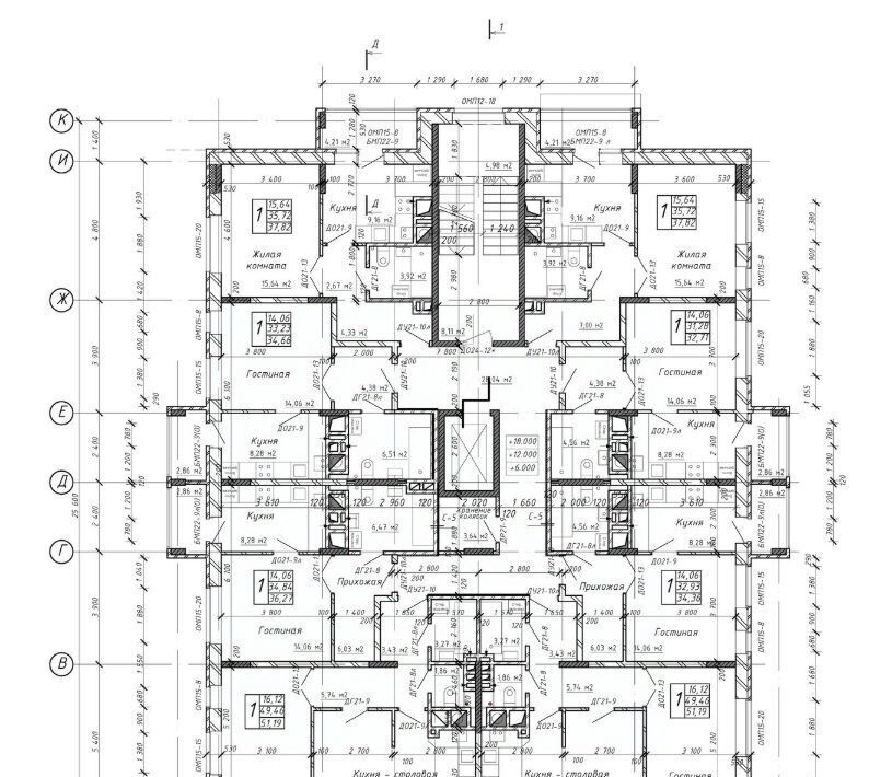 квартира г Калуга р-н Московский ул Азаровская 40к/4 фото 2