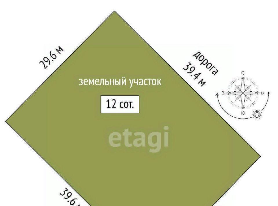 земля р-н Ленинский с Калиновка снт тер.СВТ-3 Акташ ул Крымской Весны Калиновское с/пос фото 2