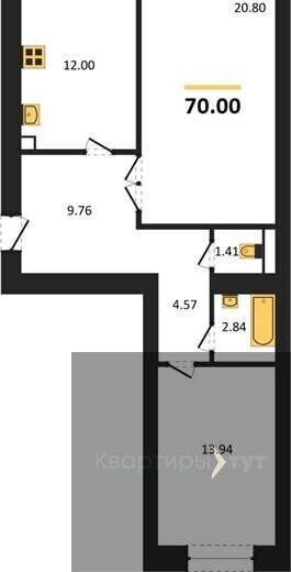 квартира г Воронеж пер Здоровья 90г/1к 2 фото 1