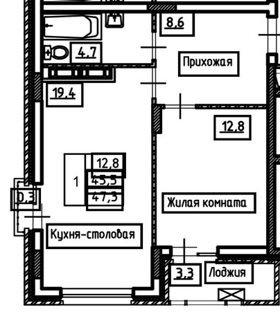 квартира р-н Центральный ул Березовая роща 4а ЖК «Легенда Парк» фото