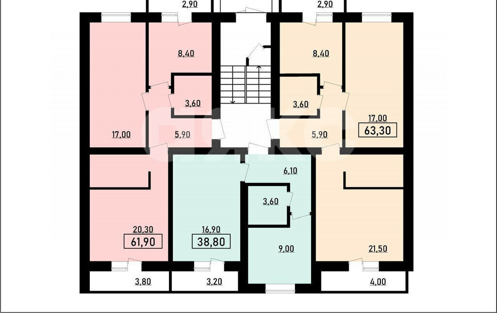 квартира р-н Кореновский г Кореновск ул Таманская 3к/2 фото 11