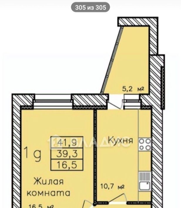 квартира г Тамбов р-н Октябрьский Радужный ул Сабуровская 1б фото 3