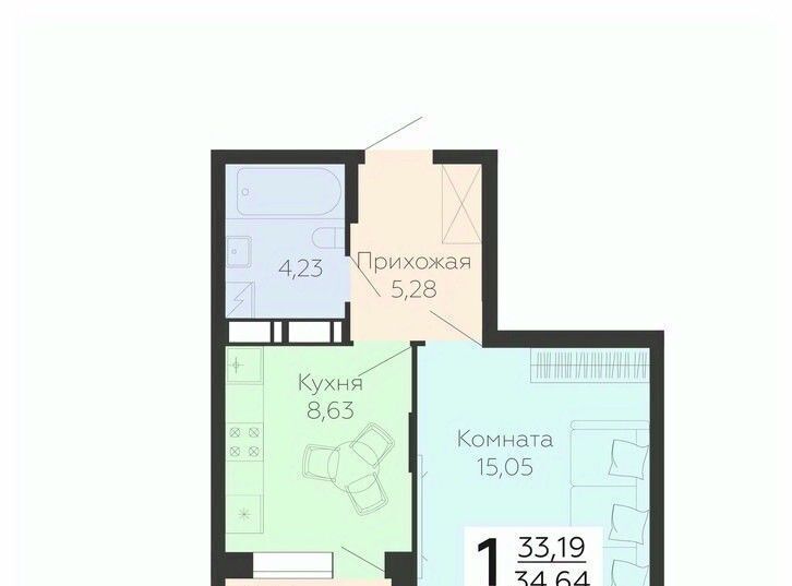 квартира г Воронеж р-н Коминтерновский ул Независимости 78к/3 фото 1