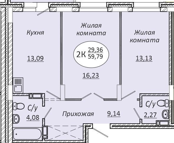 квартира г Новосибирск Золотая Нива ул 2-я Воинская 53 фото 1