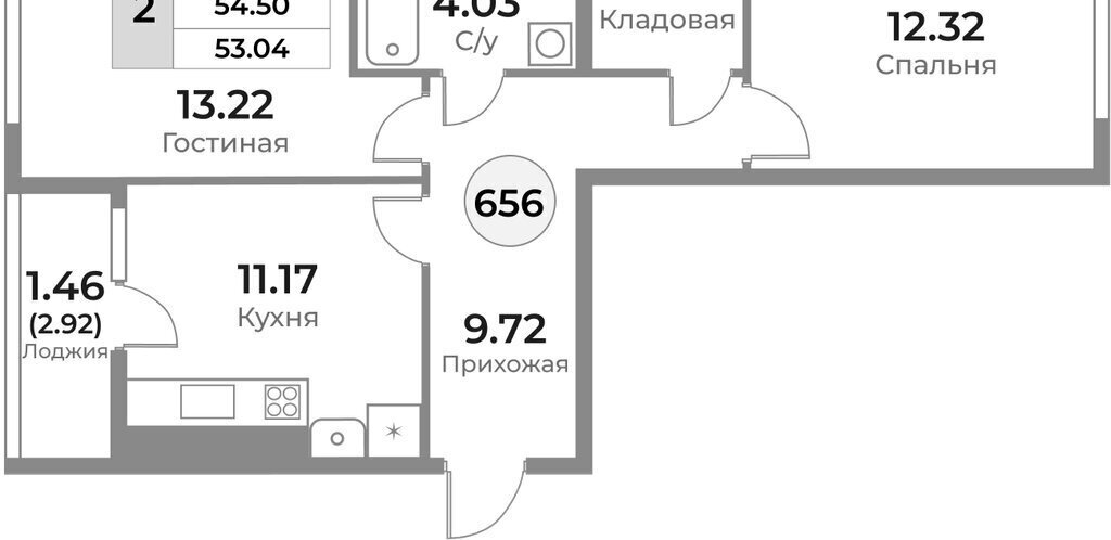 квартира г Калининград р-н Ленинградский ЖК «Легенды Девау» фото 1