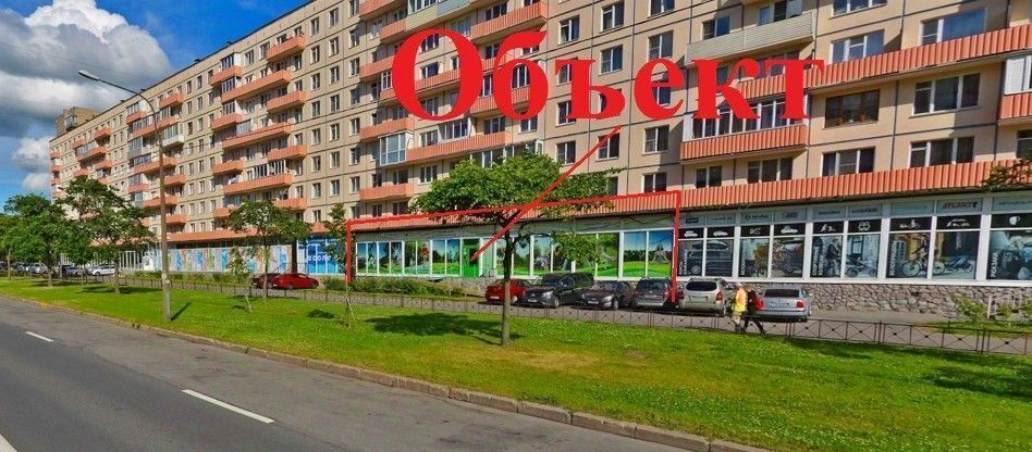 торговое помещение г Санкт-Петербург метро Площадь Ленина ул Апрельская 5 фото 2
