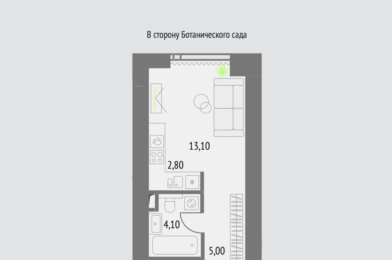 квартира г Москва метро Бутырская проезд Огородный 4с/1 фото 4