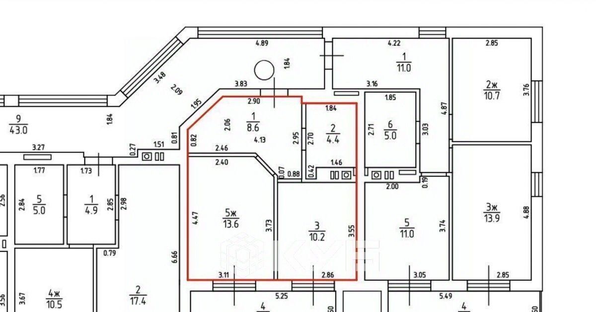 квартира р-н Зеленоградский г Зеленоградск ул Тургенева 14 фото 6