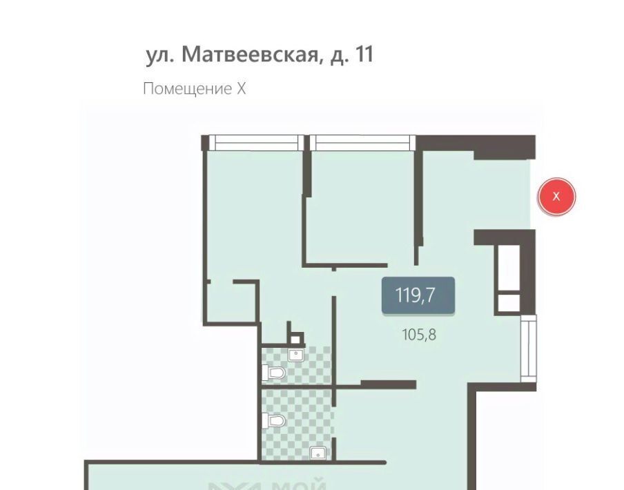свободного назначения г Москва ЗАО ул Матвеевская 11 фото 6
