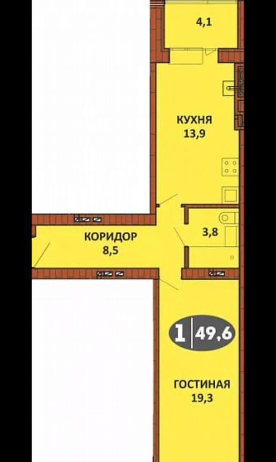квартира г Калуга р-н Октябрьский ул Советская 178 фото 16