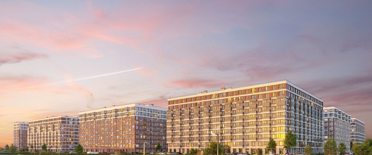квартира г Санкт-Петербург п Шушары метро Купчино UР-квартал «Новый Московский» фото 4
