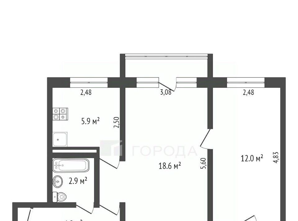 квартира г Новосибирск ул Гоголя 9а Красный Проспект фото 7