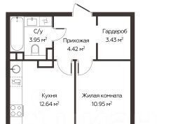 квартира г Одинцово ЖК «Каштановая Роща» 1/3 Внуково, Аэропорт фото 1