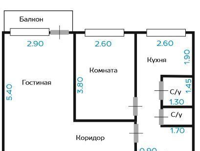 квартира г Одинцово ул Вокзальная 7 Одинцово, Одинцовский г. о. фото 7