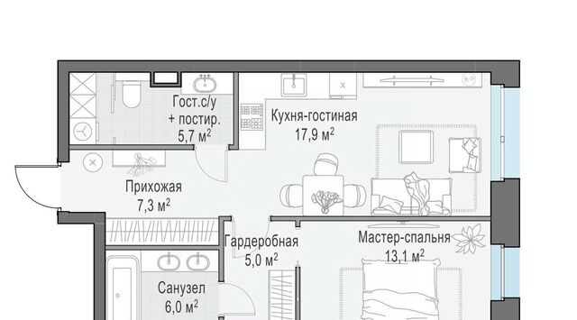 метро Автозаводская Г мкр, Форивер жилой комплекс, 7 фото