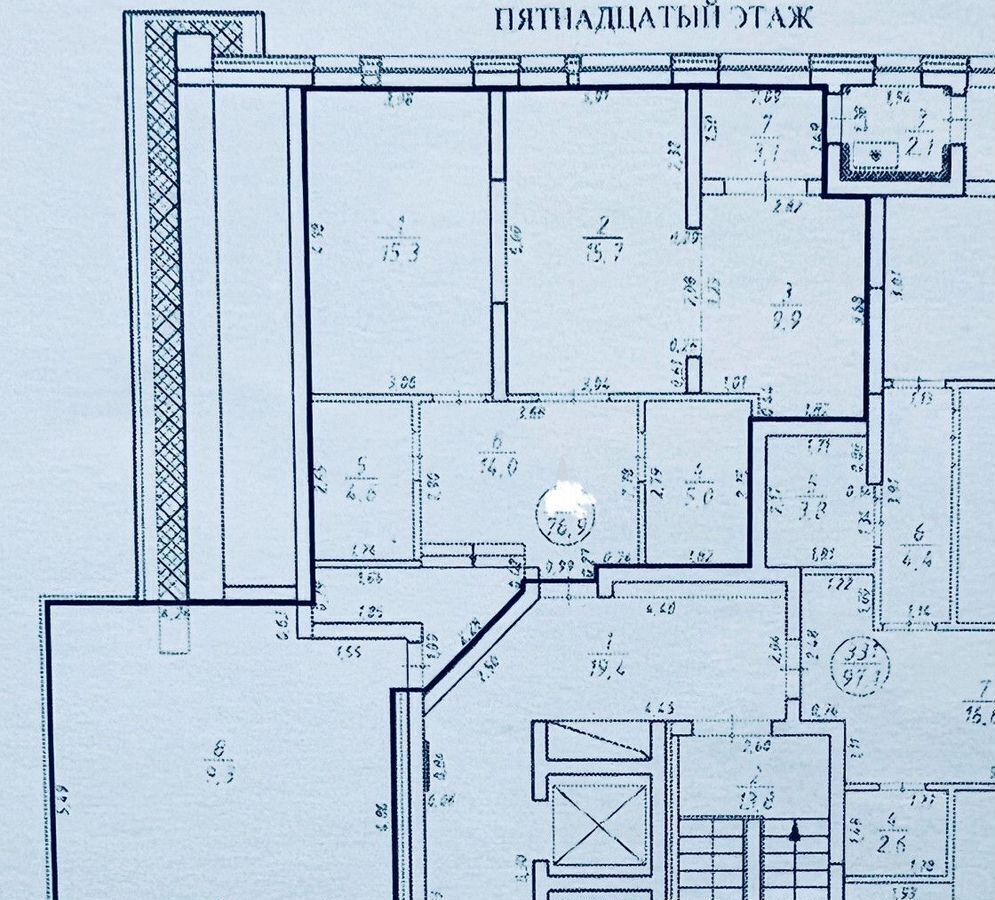 квартира г Уфа р-н Орджоникидзевский пр-кт Октября 107б фото 14